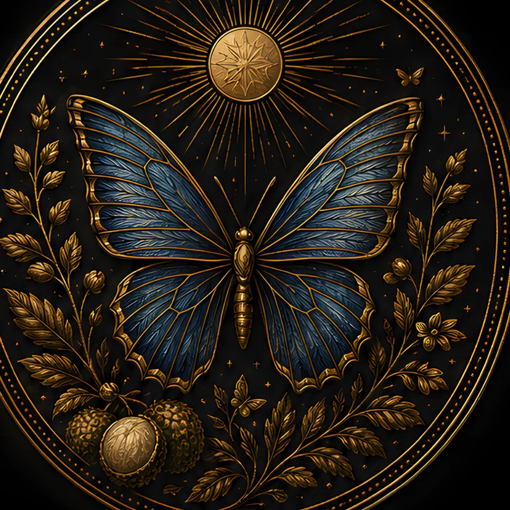 Papillon bleu